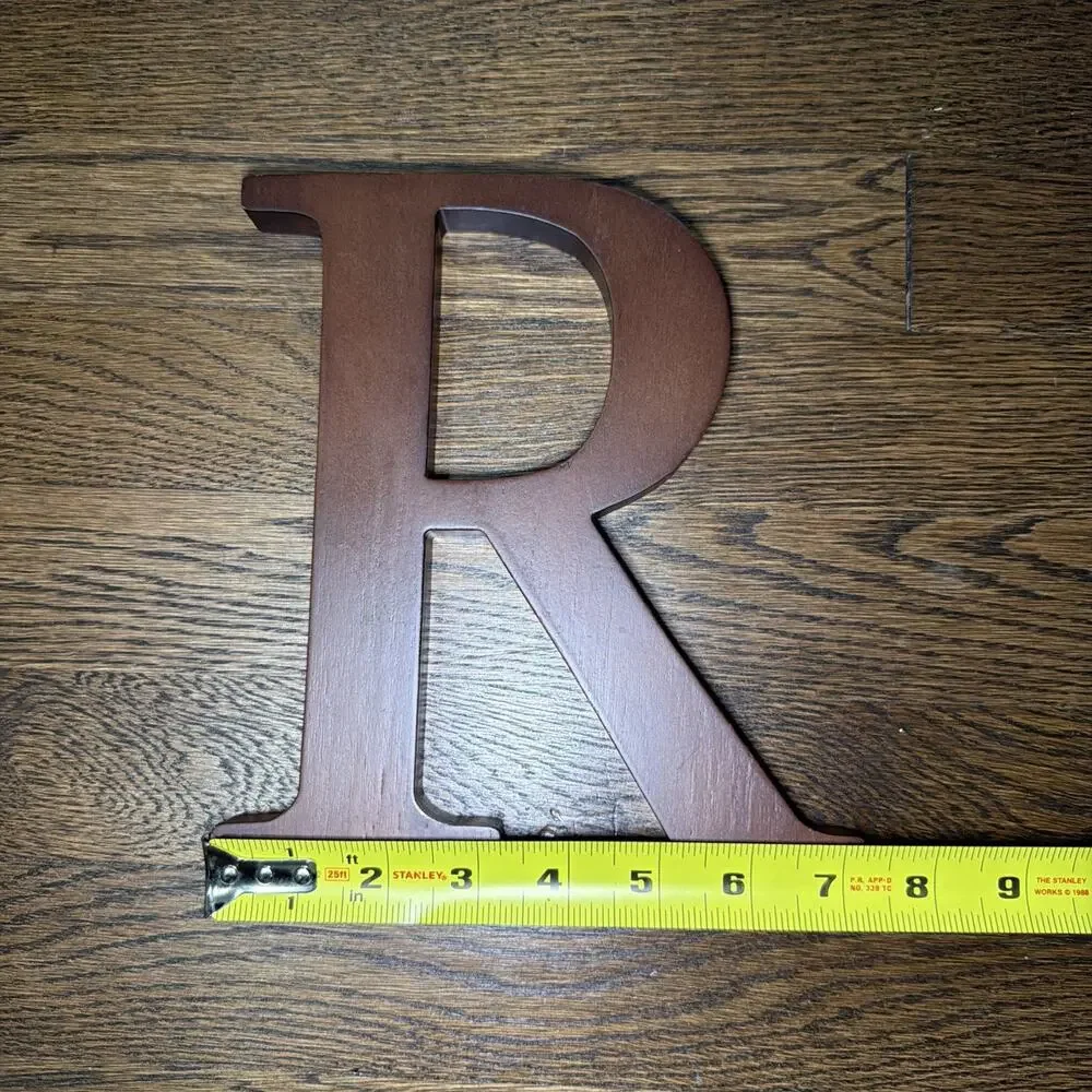 Pottery Barn Kids 8 Inch Expresso Letter R Wall Decor